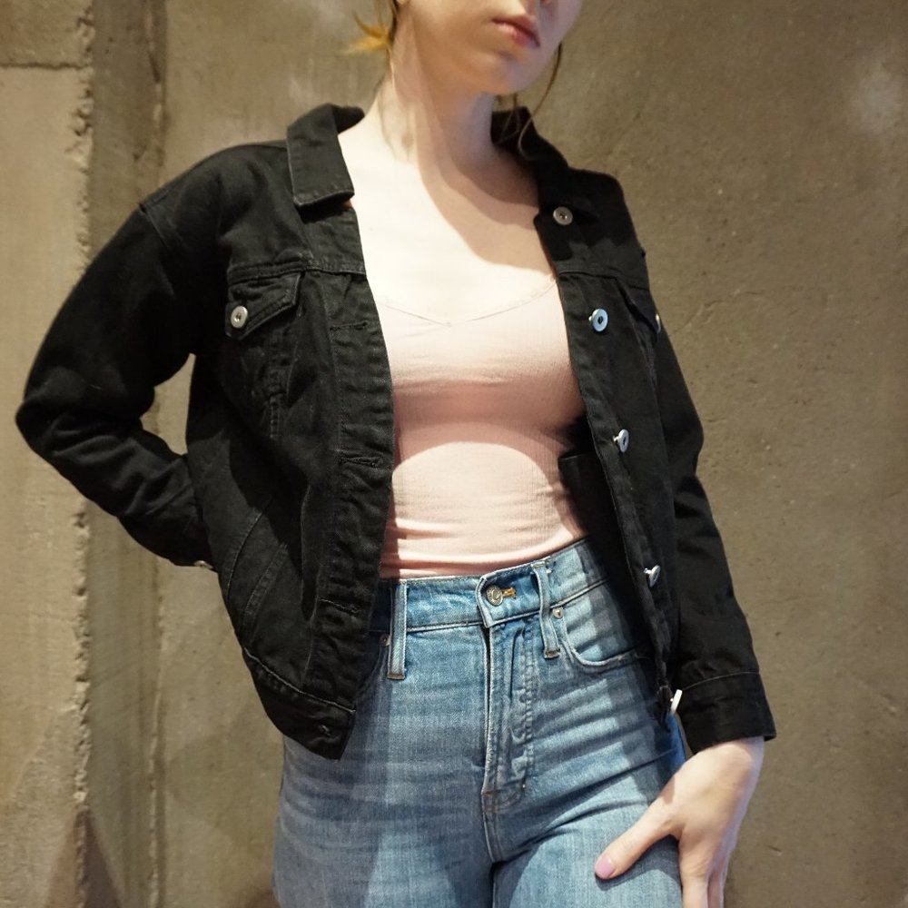 80%20 Eighty Twenty Hong Kong Black Denim Jacket